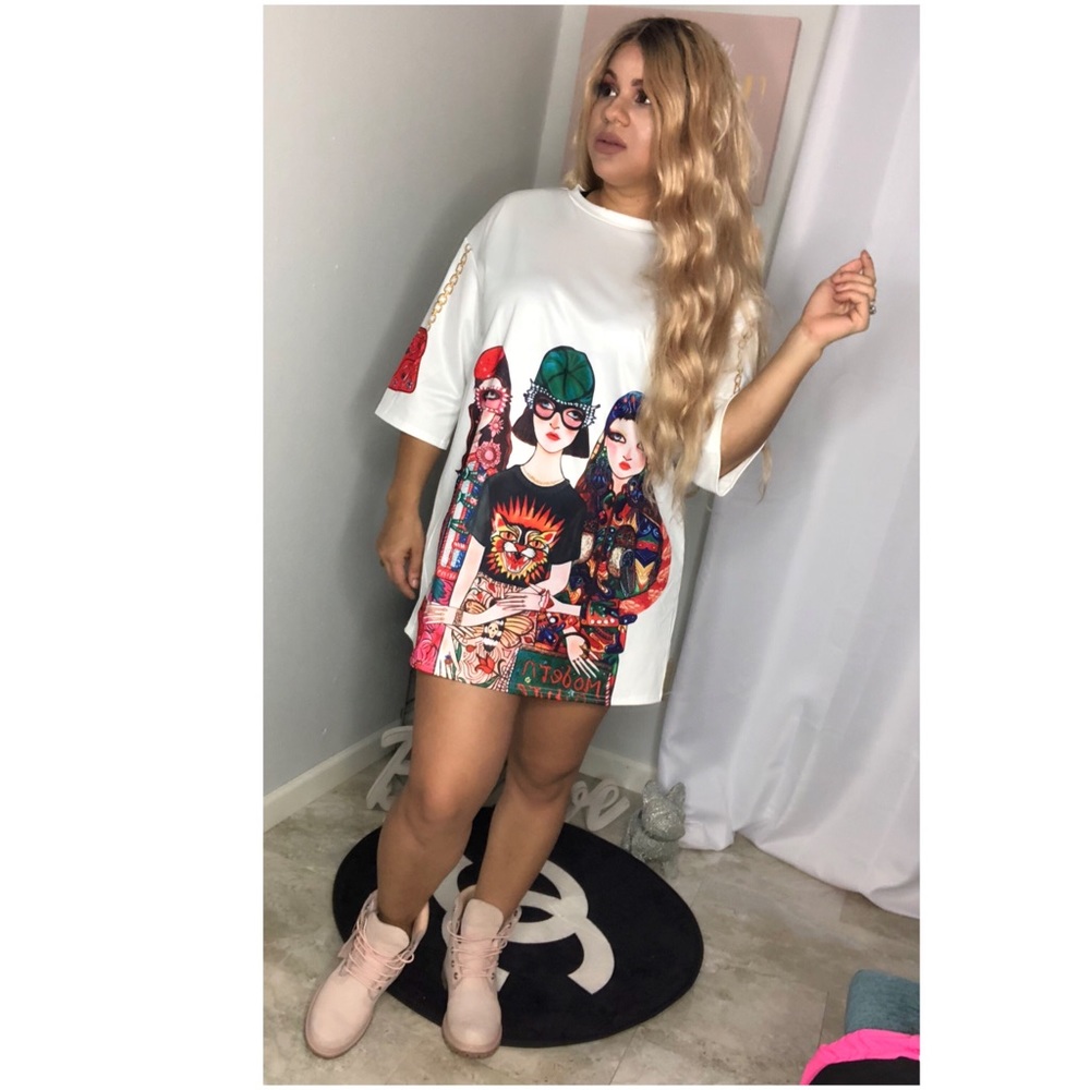 Logo fashion design dress